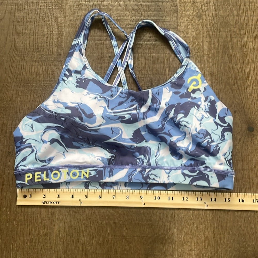 Peloton Orion Marble X WITH Women’s Leggings & Sports Bra Set - Picture 2 of 9